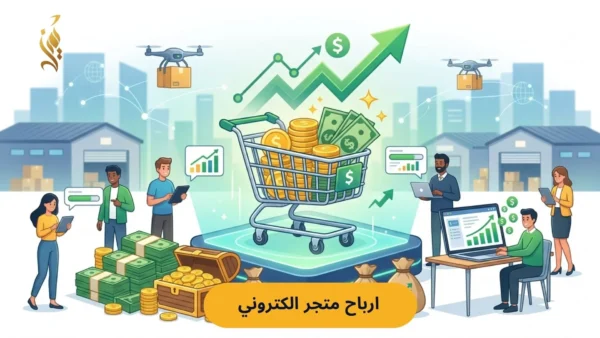 ارباح متجر الكتروني