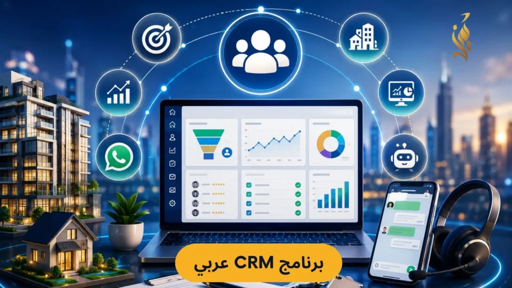 أفضل برنامج CRM للمؤسسات الصغيرة والكبيرة 2026 نظام ادارة العملاء عربي لزيادة المبيعات وتحسين خدمة العملاء