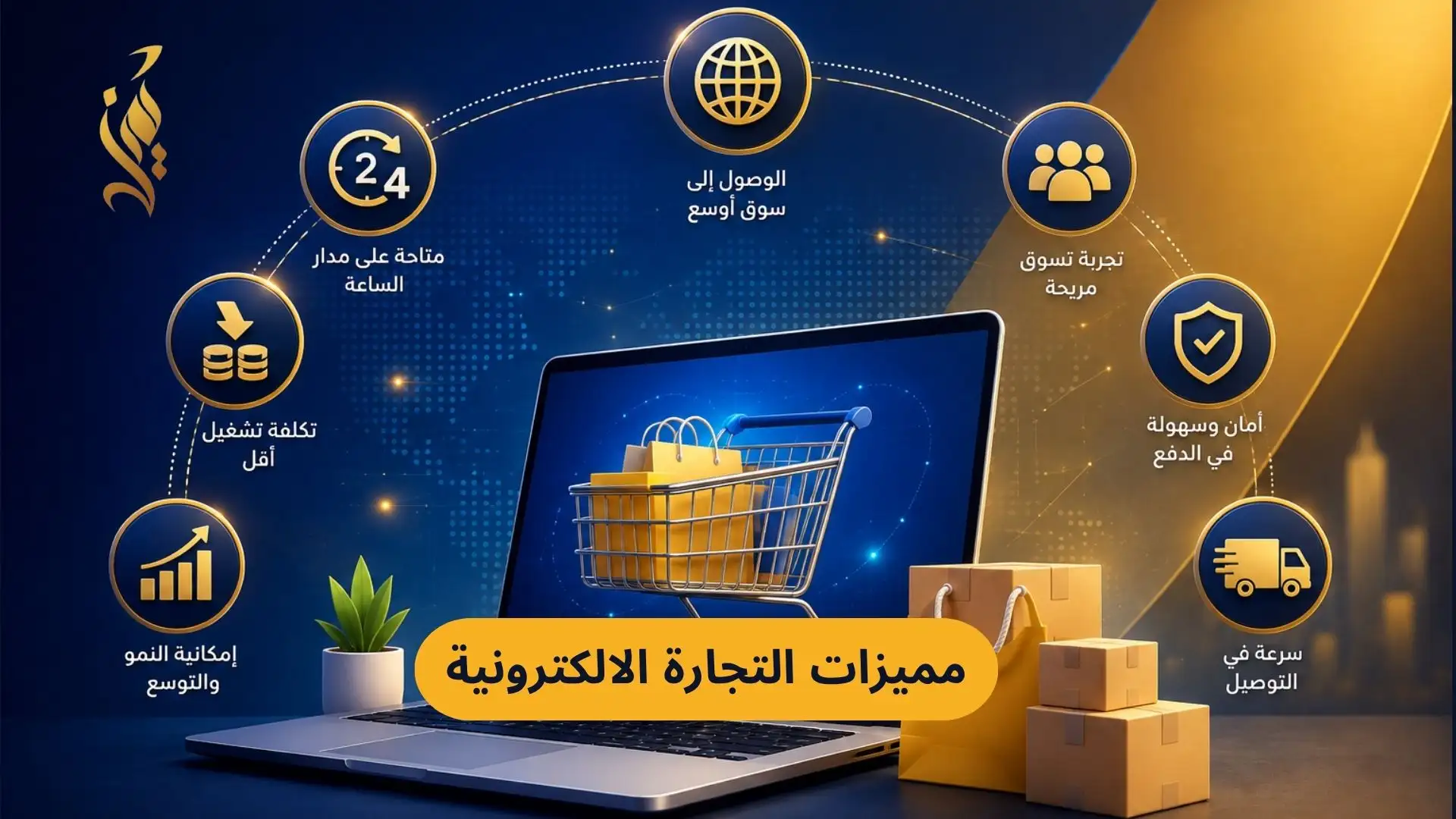 مميزات التجارة الالكترونية: 15 ميزة تجعلها أفضل استثمار لنمو أعمالك في 2026 مميزات التجارة الالكترونية: 15 ميزة تجعلها أفضل استثمار لنمو أعمالك في 2026